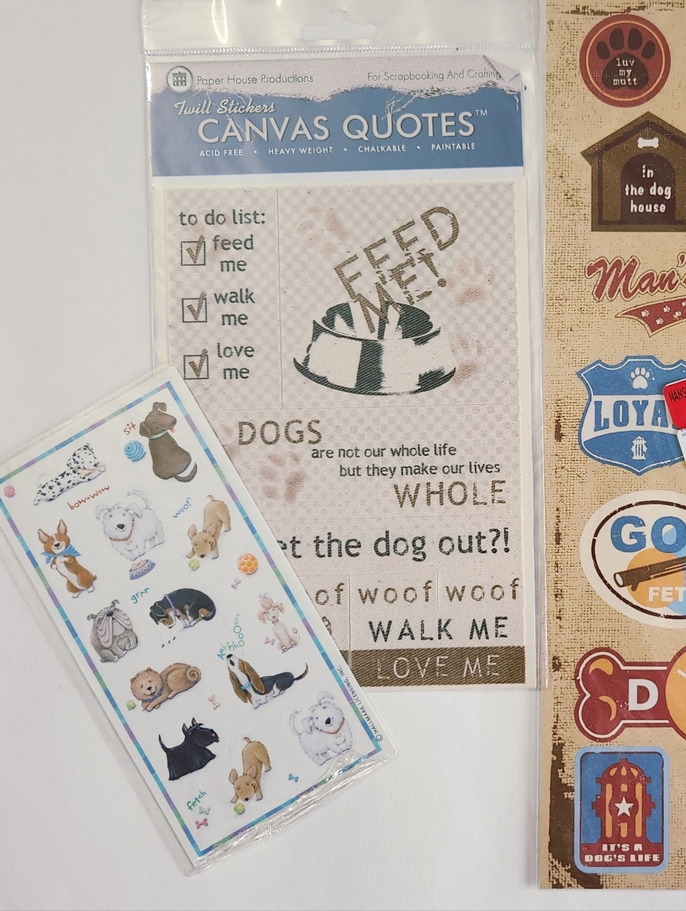 NWT Dogs Scrapbooking Sticker Lot - Picture 3 of 5